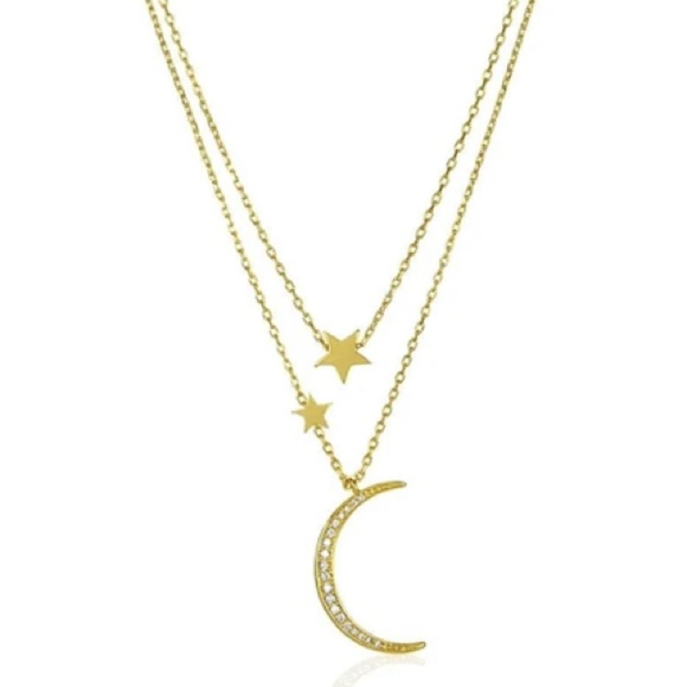 Fairbanks Crescent Necklace by Melinda Maria